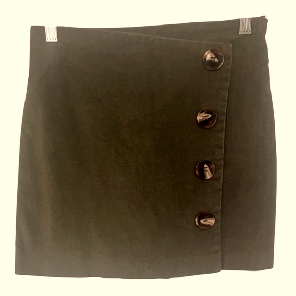 Altar’d State•Cute As A Button Micro Corduroy Mini Skirt - Picture 2 of 7